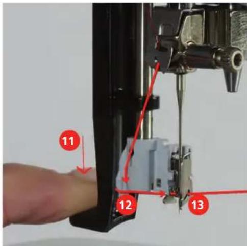 BERNINA 700 E - Enfiler le fil supérieur - 5