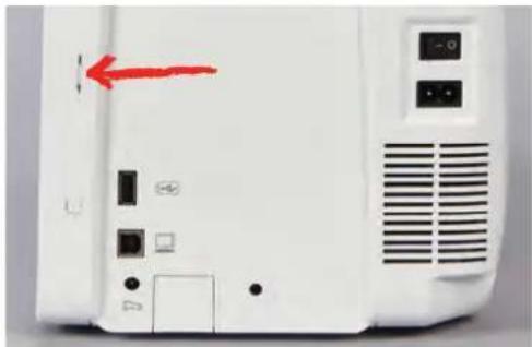 BERNINA 700 E - Fixation du stylet - 1