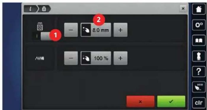 BERNINA 700 E - Modifier le type de point - 3