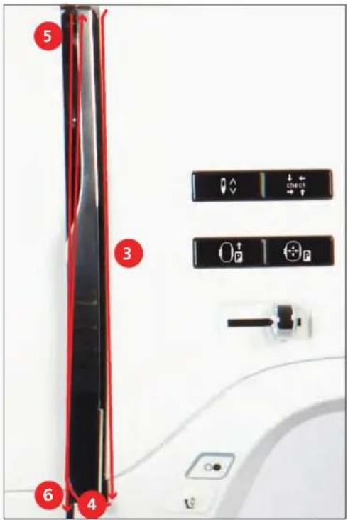 BERNINA 700 E - Enfiler le fil supérieur - 2