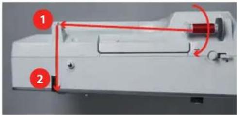 BERNINA 700 E - Enfiler le fil supérieur - 1