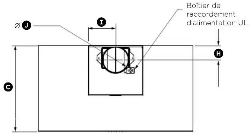 Fisher & Paykel HC24DTXB2_N - Dimensions du produit - 1
