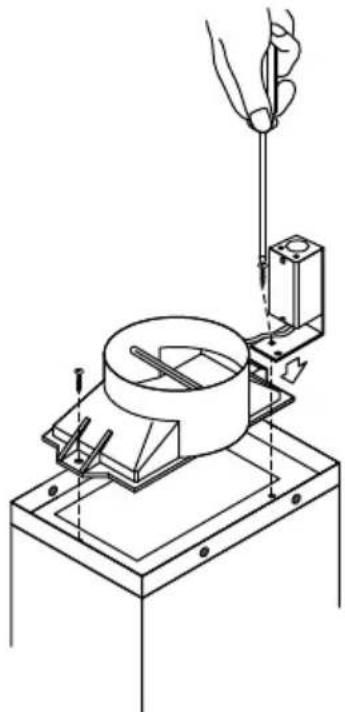 Fisher & Paykel HC24DTXB2_N - ③ Attach ducting adapter and power connection box to the ventilation hood - 1