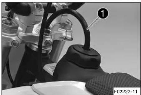 HUSQVARNA TC 50 (2021) - Fermer le bouchon du réservoir de carburant - 1