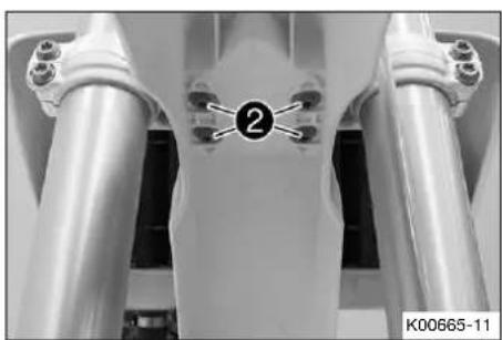 HUSQVARNA TC 50 (2021) - Poser le garde-boue avant - 2