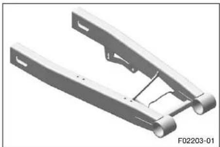 HUSQVARNA TC 50 (2021) - Vérifier le bras oscillant - 3