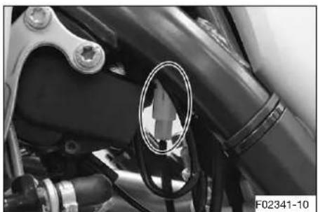 HUSQVARNA FE 501s (2021) - i Info Faire attention au méplat Ⓐ. - 2