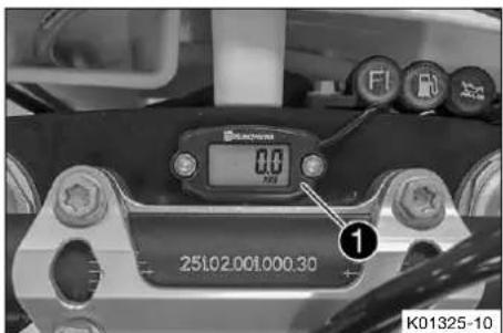 HUSQVARNA TX 300i (2021) - Compteur d'heures d'utilisation - 1