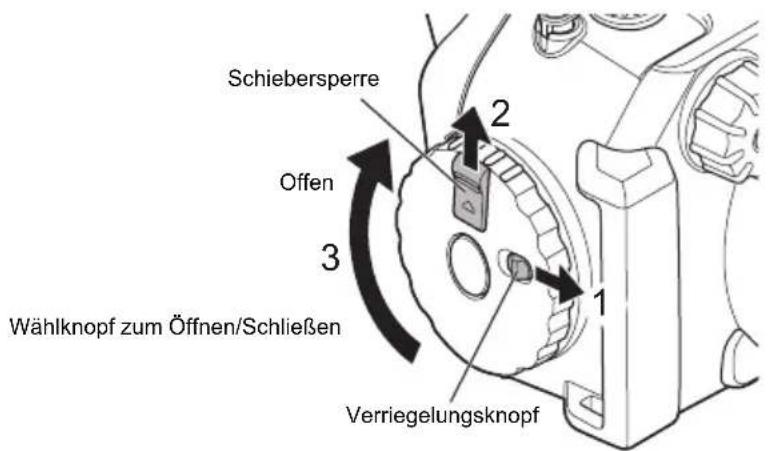 OLYMPUS PTEP13 - Öffnen des Gehäuses - 1