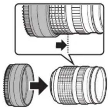 OLYMPUS PTEP14 - Prepare the lens. - 1