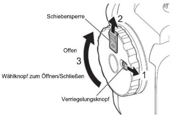OLYMPUS PTEP14 - Öffnen des Gehäuses - 1