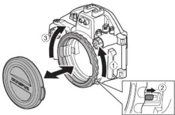 OLYMPUS PTEP14 - Anbringung - 1