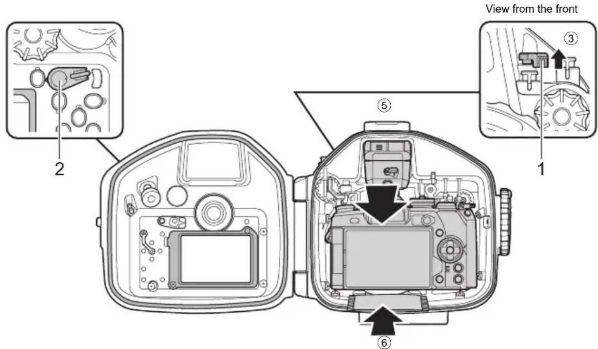 OLYMPUS PTEP14 - Load the digital camera - 1