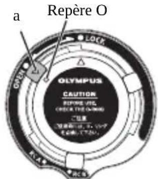 OLYMPUS UFL3 - Insertion des piles - 3