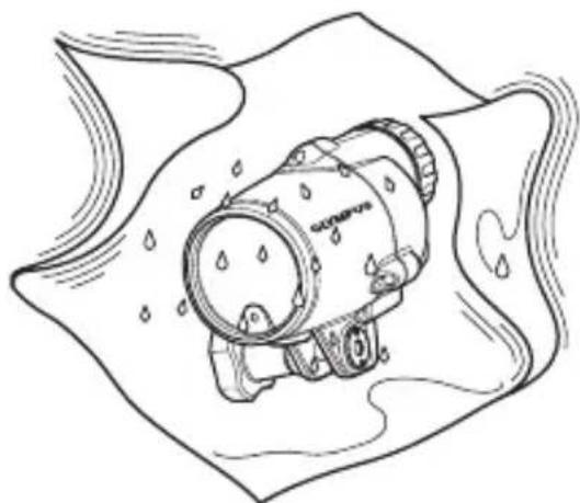 OLYMPUS UFL1 - Essuyage des gouttes d'eau - 1