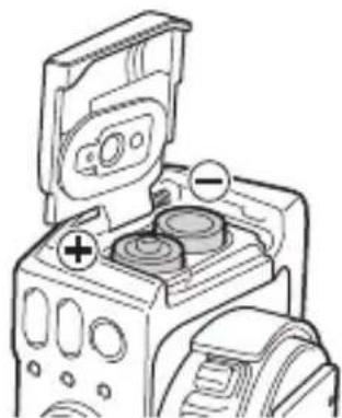 OLYMPUS FRWR - Inserting the batteries - 2