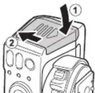 OLYMPUS FRWR - Insertion des piles - 3