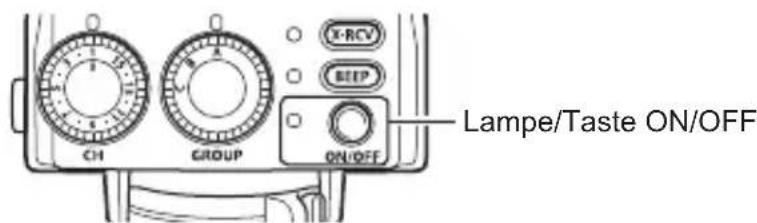 OLYMPUS FRWR - Einschalten der Stromversorgung - 1