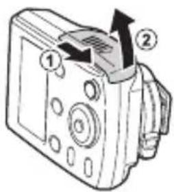 OLYMPUS FCWR - 插入電池 - 1