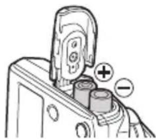 OLYMPUS FCWR - Einlagen der Batterien - 2