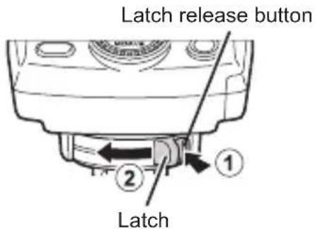 OLYMPUS FCWR - Inserting the batteries - 4
