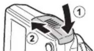 OLYMPUS FCWR - Inserting the batteries - 3