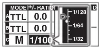 OLYMPUS FCWR - Manually Setting the Flash Intensity (M Mode) - 2