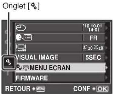 OLYMPUS PEN EPL2 - Affichage du Menu personnelisé - 4