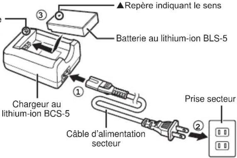 OLYMPUS PEN EPL2 - Recharge de la batterie. - 1