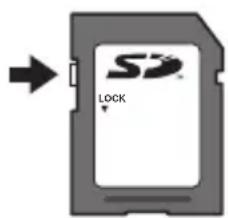 OLYMPUS PEN EPL2 - Commutateur de protection d'écriture de carte SD - 1
