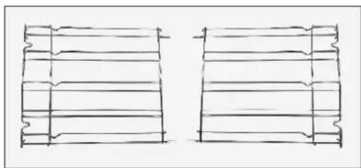 CANDY FCT615XN WF DE - Grilles laterales - 1