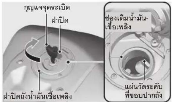 Honda CBR150R (2022) - การเติมน้ำมันเชื้อเพลง - 1