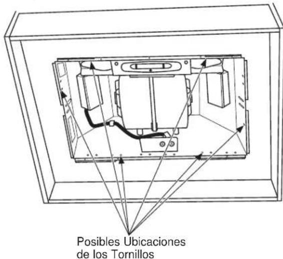 Posibles Ubicaciones de los Tornillos