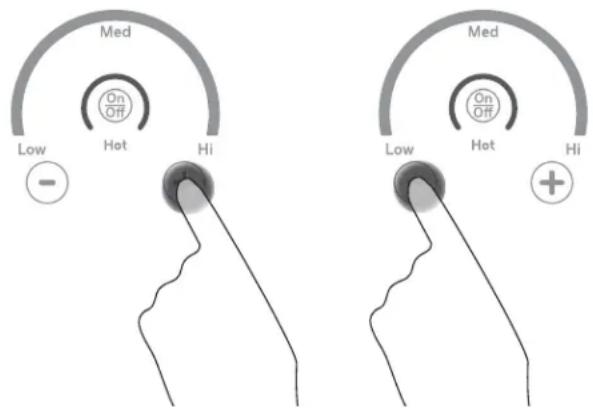 GE Profile PP9036SJSS - Operating The Cooking Elements - 3