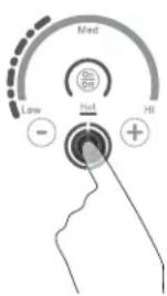 GE Profile PP9036SJSS - Adjust Burner Size - 4