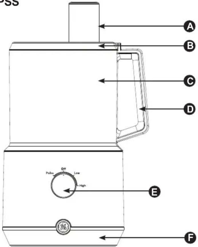 GE G8P1AASSPSS - Parts Included - 1