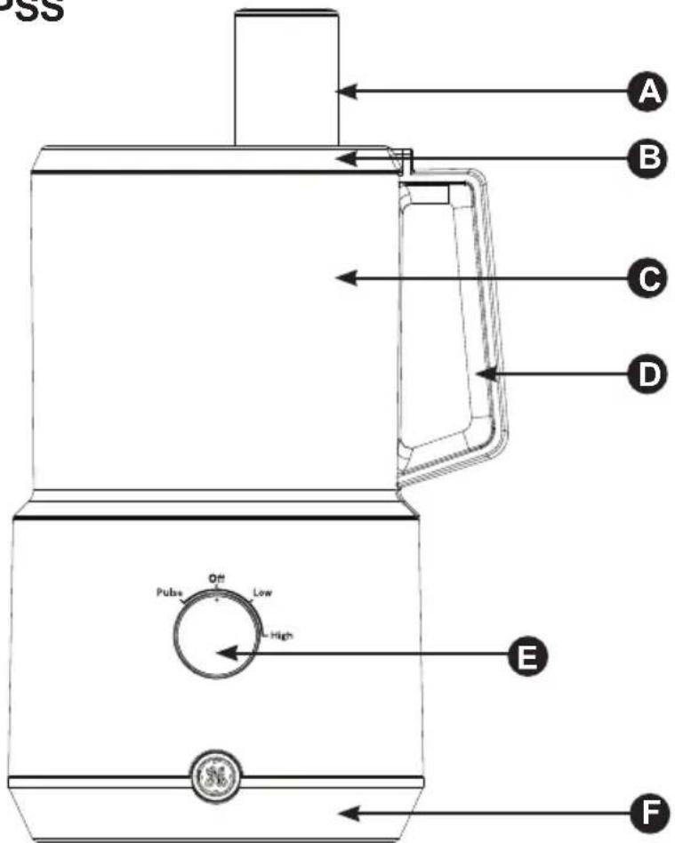 GE G8P0AASSPSS - Parts Included - 1
