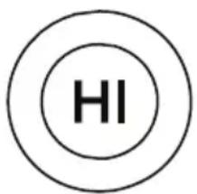 GE G8BCAASSPSS - High and Low Buttons - 1