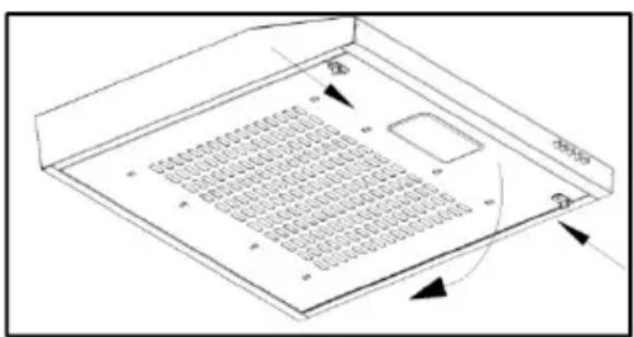 ROSIERES RHC9401RB - Changing a light bulb - 1
