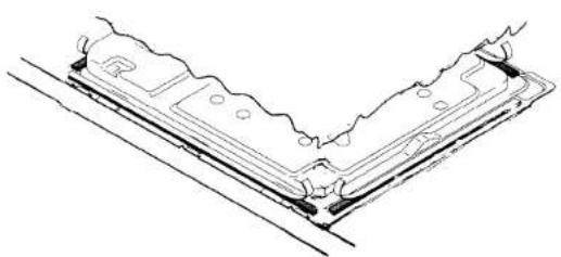 ROSIERES PCGTS761INA - Applying the sealant - 1