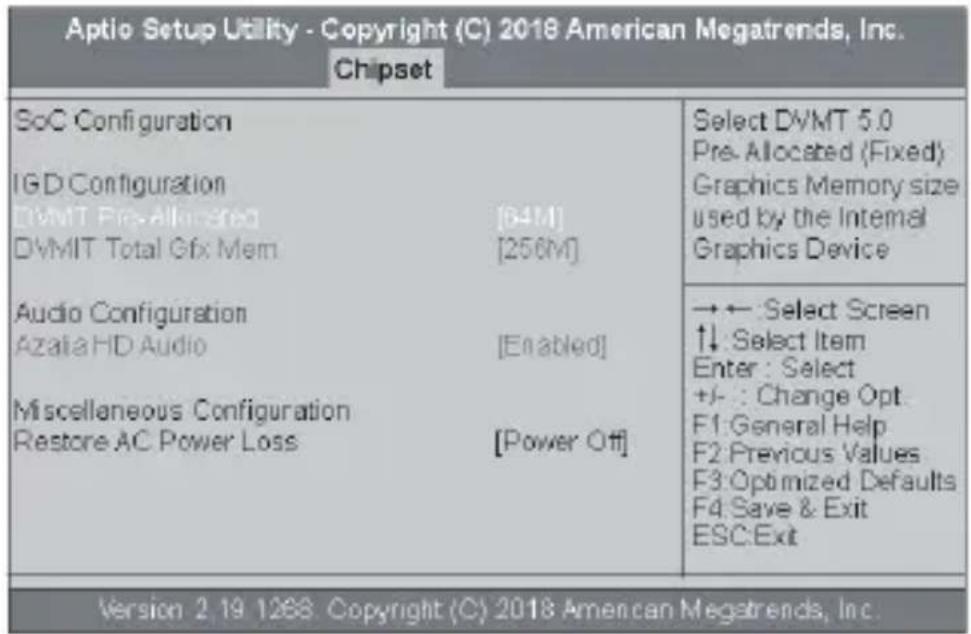 ECS LIVA Z2 - SoC 設定 (SoC Configuration) - 1