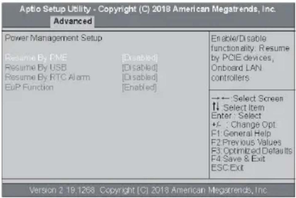 ECS LIVA Z2 - 電源管理設定 (Power Management Setup) - 1