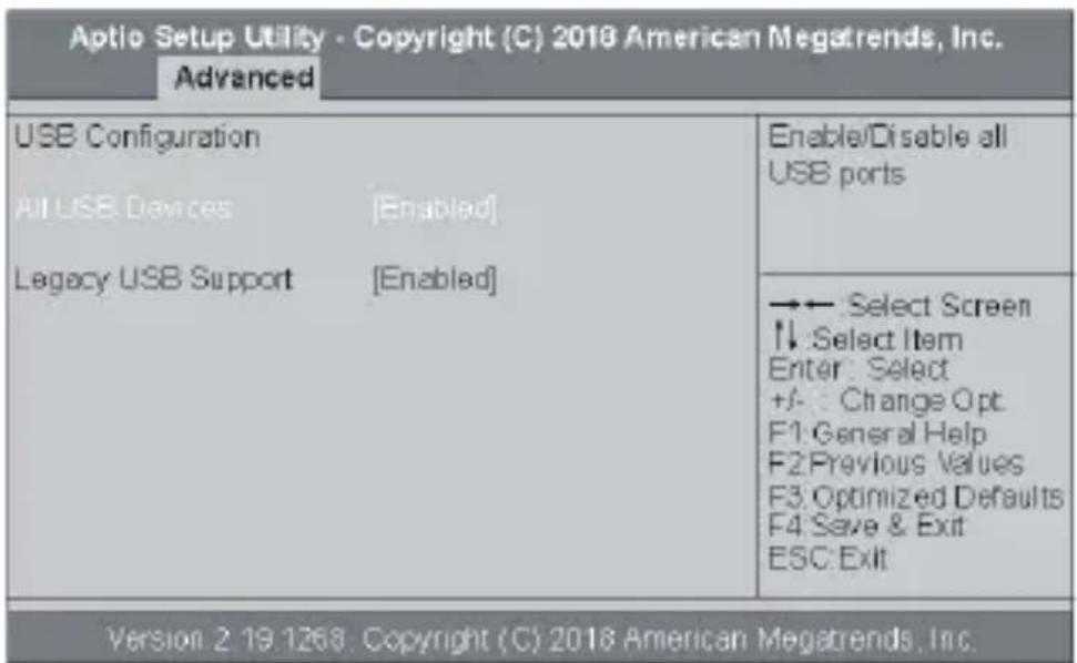 ECS LIVA Z2 - USB設定 (USB Configuration) - 1