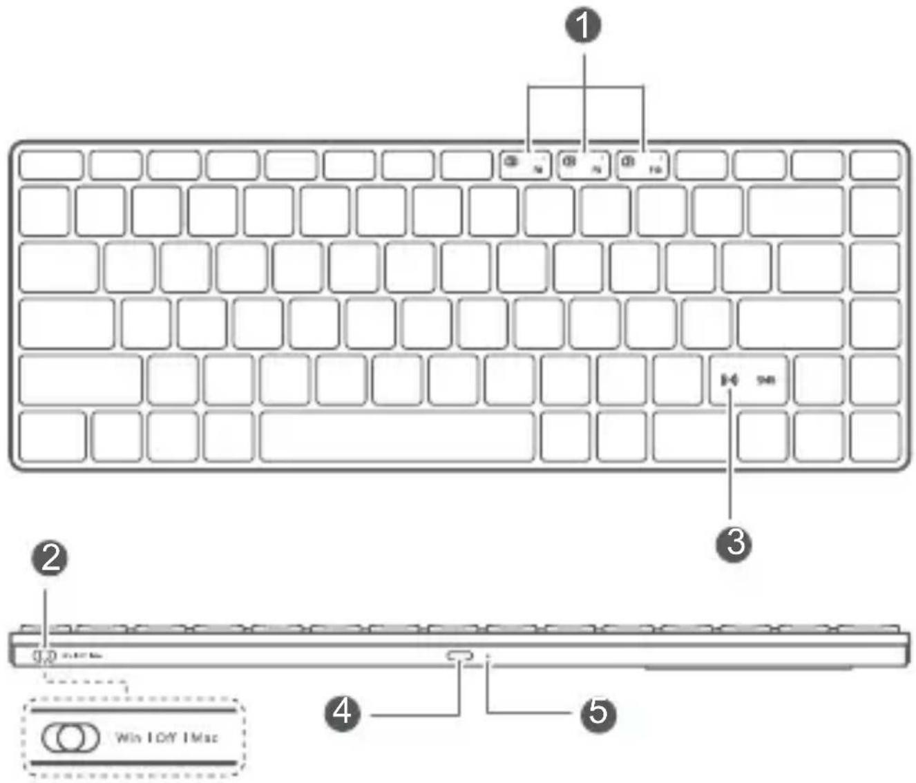 HUAWEI Ultrathin Keyboard CD34 - Svenska Introduktion - 1