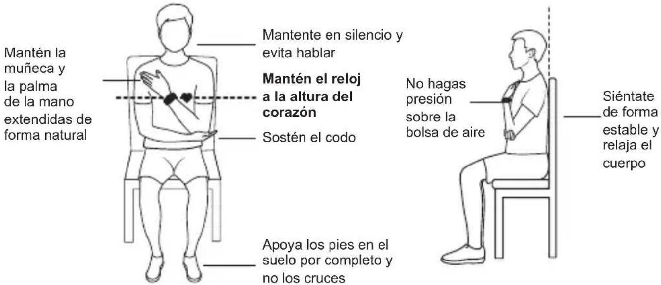 HUAWEI Watch D - Postura para la medicación: - 1