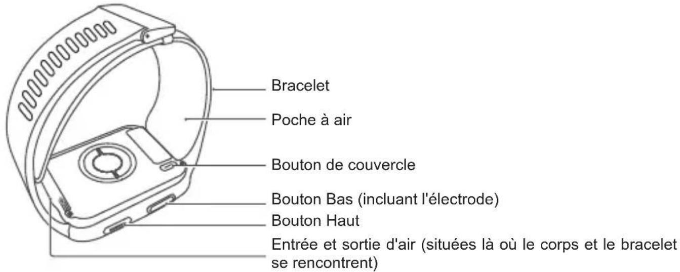 HUAWEI Watch D - Schéma de structure et liste d'accessoires - 1