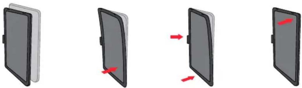 Brydge 10.2 Max+ - INSÉRER L'ÉTUI DE PROTECTION - 1