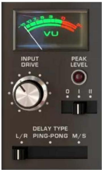 Arturia Delay Tape201 - Input et Delay Type - 1