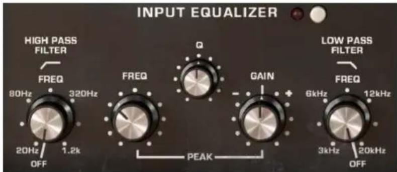 Arturia Delay Tape201 - Input Equalizer - 1