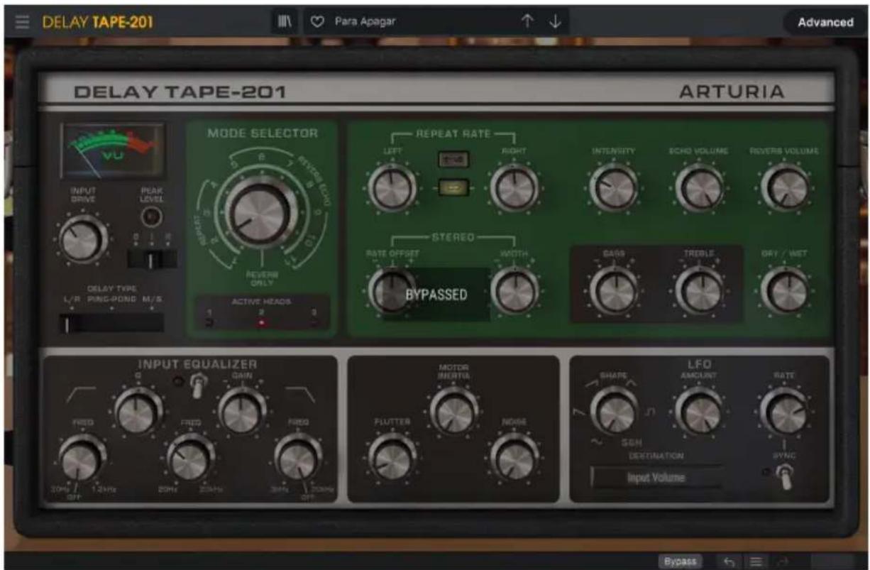Arturia Delay Tape201 - Bypass - 1